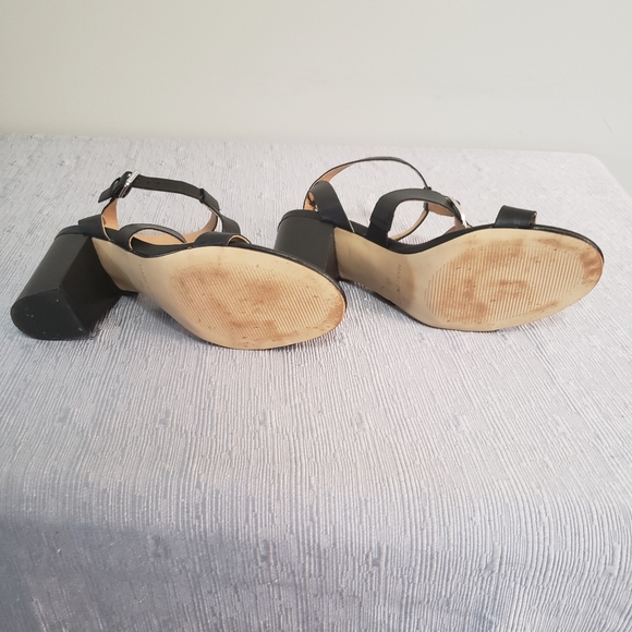 Marc Fisher Alina Ankle Strap Leather Upper Heel Sandals Size 8M - Picture 9 of 14